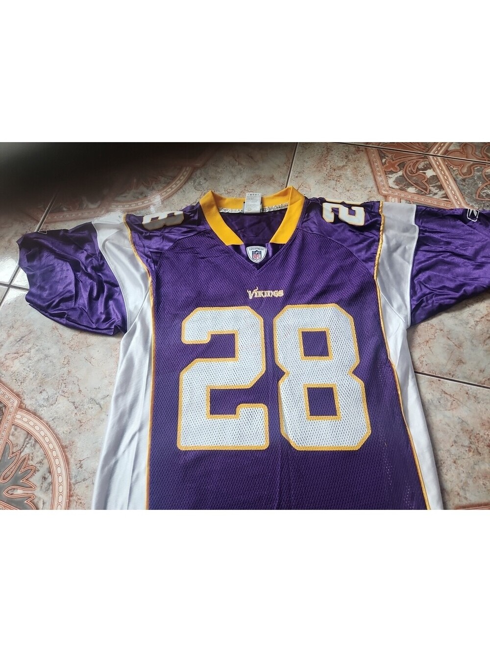 Minnesota Viking #28 Adrain Peterson Reebok NFL Jersey Size Medium Mint Rare